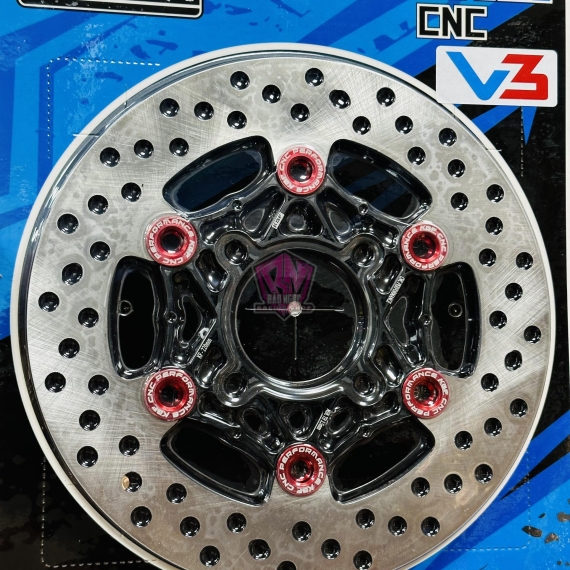 ĐĨA THẮNG KBF V3 SIZE 220MM ( MÀU ĐEN )