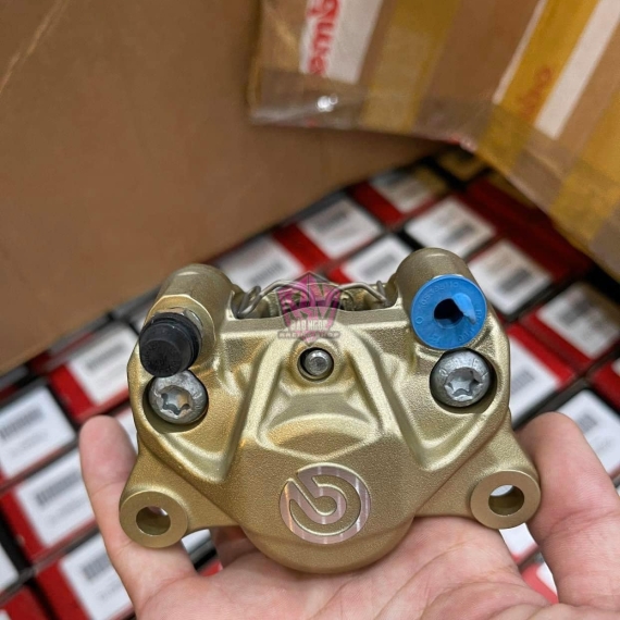 HEO DẦU BREMBO 2PIS LOGO VÀNG