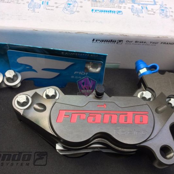 HEO DẦU FRANDO RACING 4PIS BILLET  XÁM TITAN ( BÊN PHẢI )