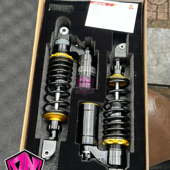 PHUỘC ATR FULL ĐEN CHÉN VÀNG CHO AIRBLADE