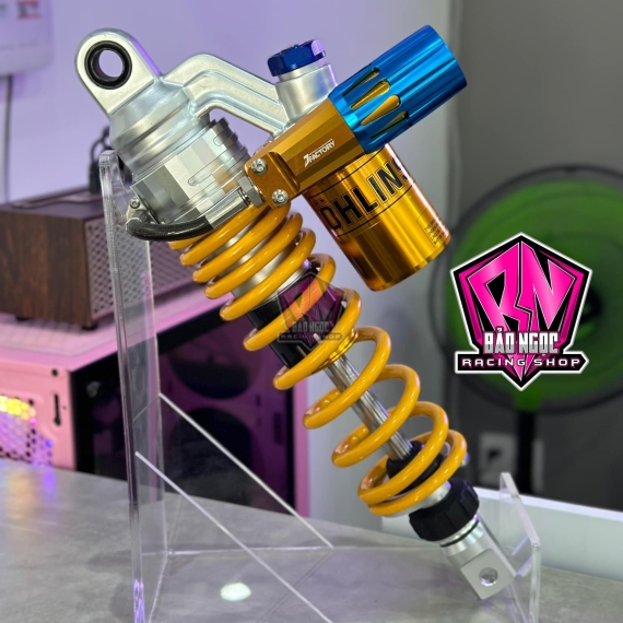 PHUỘC OHLINS 50A BÌNH DẦU TRÊN + HPA DÂY FACTORY 50A ( MÀU XANH )