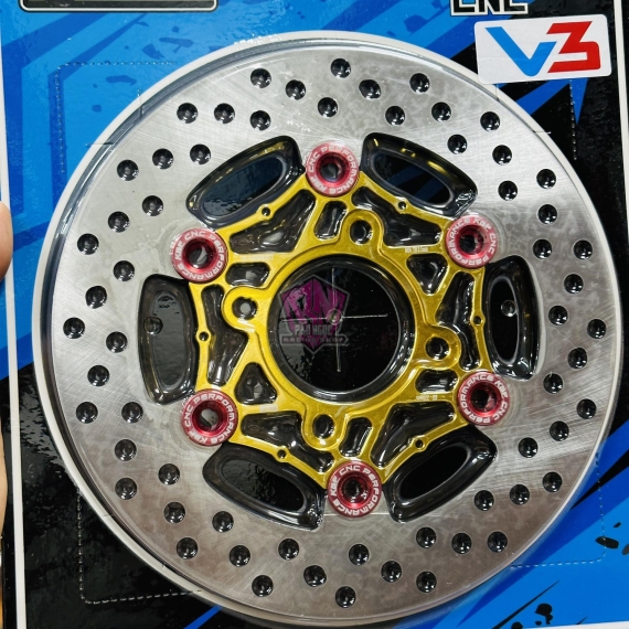 ĐĨA THẮNG KBF V3 SIZE 220MM ( MÀU VÀNG )