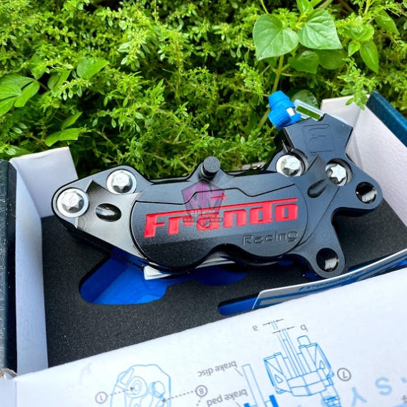 HEO DẦU FRANDO RACING 4PIS BILLET  ĐEN ( BÊN PHẢI )