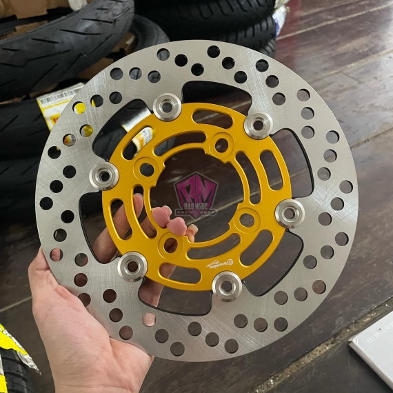ĐĨA THẮNG BREMBO MOTO 3 SIZE 220MM ( VÀNG )