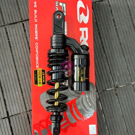 PHUỘC RCB FLOW PRO - SERIES CHO VARIO/CLICK ( ĐEN TI VÀNG )