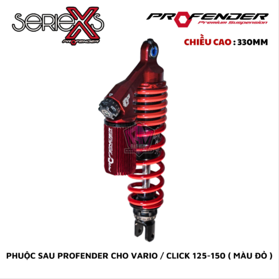 PHUỘC PROFENDER X-SERIES VARIO / CLICK 150 ( MÀU ĐỎ )