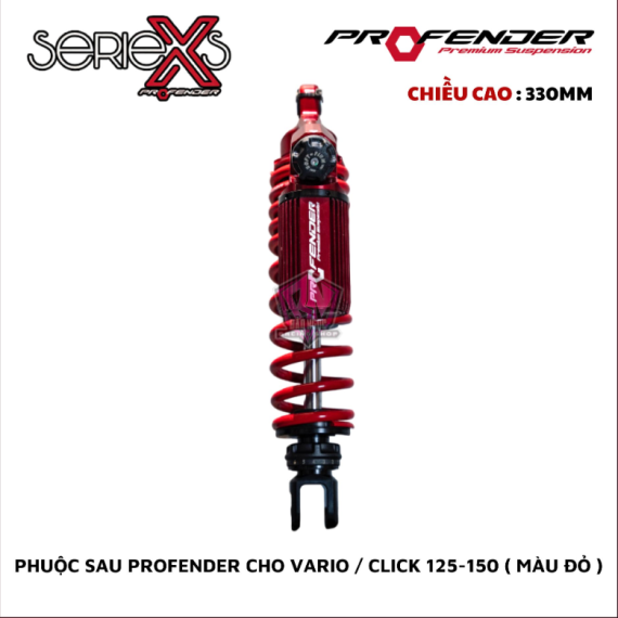 PHUỘC PROFENDER X-SERIES VARIO / CLICK 150 ( MÀU ĐỎ )