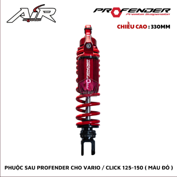 PHUỘC PROFENDER AIR-SERIES VARIO / CLICK 150 ( MÀU ĐỎ )