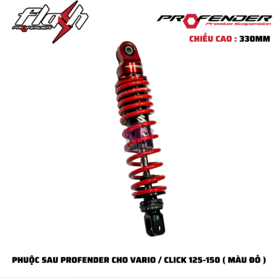 PHUỘC PROFENDER FLASH-SERIES VARIO / CLICK 150 ( MÀU ĐỎ )