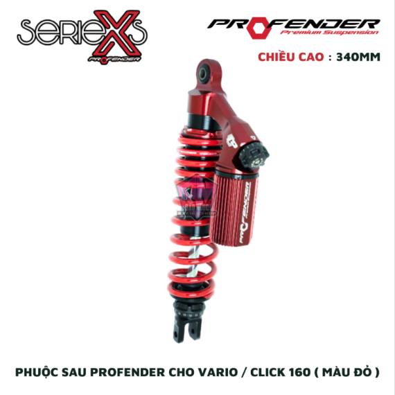 PHUỘC PROFENDER X-SERIES VARIO / CLICK 160 ( MÀU ĐỎ )