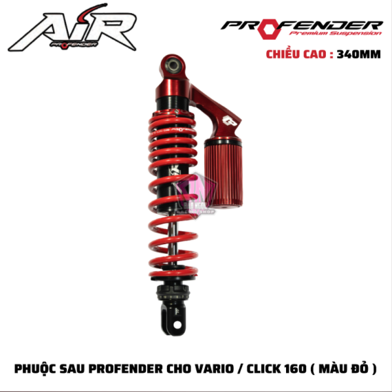 PHUỘC PROFENDER AIR-SERIES VARIO / CLICK 160 ( MÀU ĐỎ )