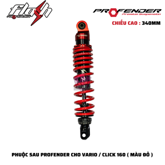 PHUỘC PROFENDER FLASH-SERIES VARIO / CLICK 160 ( MÀU ĐỎ )