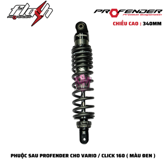 PHUỘC PROFENDER FLASH-SERIES VARIO / CLICK 160 ( MÀU ĐEN )