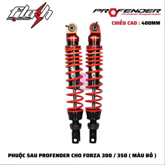 PHUỘC PROFENDER FLASH-SERIES SH300 / SH350 ( MÀU ĐỎ )