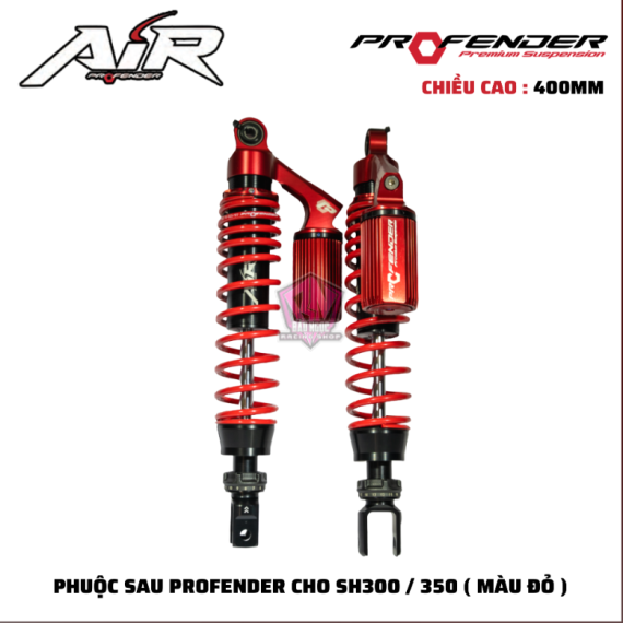 PHUỘC PROFENDER AIR-SERIES SH300 / SH350 ( MÀU ĐỎ )