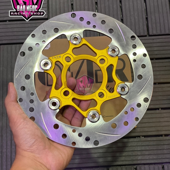 ĐĨA THẮNG OVER RACING V3 220MM ( MÀU VÀNG )