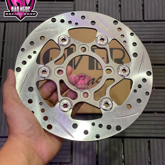 ĐĨA THẮNG OVER RACING V3 220MM ( MÀU XÁM )