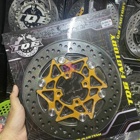 ĐĨA THẮNG TQ6 SIZE 267MM ( MÀU VÀNG )