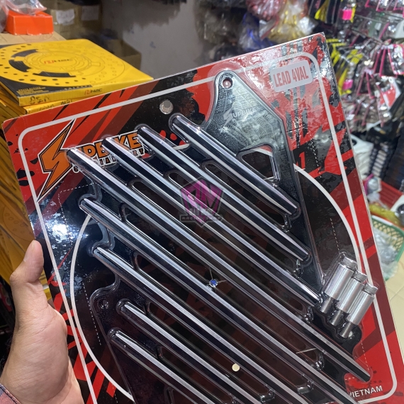 CHE KÉT CNC 3D SUPERBIKE LEAD 4VAL / SHVN ( MÀU ĐEN )